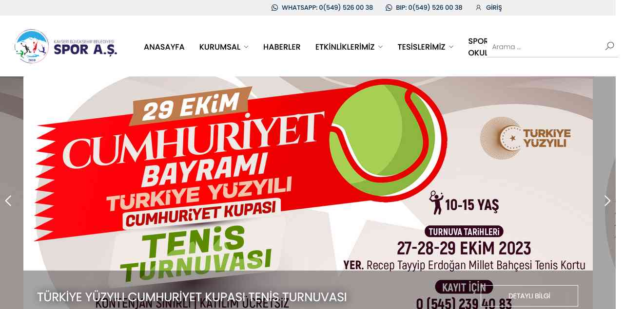 sporaskayseri.com.tr